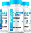 (3 Pack) Ketosyn Cleanse & Detox kapslid, Ketosyn pillid Advanced kaalulangus, maksimaalne tugevus Keto Blend Support Supplement, Keto Syn Internal Cleansing Pastillas Reviews (180 kapslit)