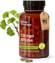 Taimeteraapia Ginkgo Biloba kapslid Valmistatud USA 4 kuu pakkumise toetab mälu Kognitiivne funktsioon, tervislik ringlus ja antioksüdant-rikas täiendused naistele ja meestele 120 Vegetarian Kapsel
