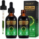 Mullein Tilgad , Mullein Leaf ekstrakt , Orgaaniline Mullein Leaf Tinktuur Taimne täiendus , Ei Lisandid Mullein Väljavõte Tilgad 2 fl Oz , 2 pakendit