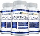 Uuringud kontrollitud Moringa Oleifera - 100% puhas ekstrakt - 1200 mg ühe serveerimise kohta - 60 loend - 3 kuu pakkumine