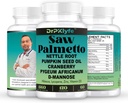 Kõrvitsaseemneõli ja juuste kasvu täiendada Saw Palmetto naistele, DHT Blocker meestele, PCOS eesnäärme tervis, Pygeum, lükopeen, meeste tervis