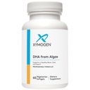 XYMOGEN DHA vetikatest - DHA Omega-3 täiendus - toetab aju, silma, südant + immuunsüsteemi tervist (60 softgels)
