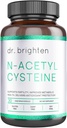 Dr Brighten N-atsetüül-tsüsteiin (NAC) – võimas glutatiooni prekursor Aminohappe lisand optimaalseks detoksikatsiooniks, immuunfunktsiooniks ja PCOS-iks – 30 kapslit