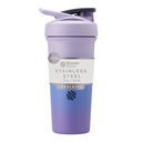 BlenderBottle Sport Sleek Isoleeritud roostevabast terasest raputuspudel traadi viskiga, 25-Ounce, Lavendel Ombre - proteiin raputab ja hüdratsioon sportlastele ja fitness entusiastidele, lihtne segamine, õhuke lihtne hoida, hoiab jooke külmana, lukustatav Lid