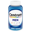 Centrum multivitamiin meestele, multivitamiinid / multimineraalsed toidulisandid D3-vitamiiniga, B-vitamiinid ja antioksüdandid, Gluteenivabad, mitte-GMO koostisosad - 250 loend