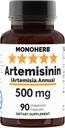 MONOHERB Artemisinin (Artemisia Annua) 500 mg - 90 Veggie Capsules