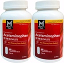 Liikme Mark 500mg Extra Tugevus Acetaminophen MegaSize 2Pack (600 Count Iga) 7hm2Dcs