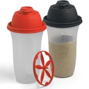 SIGNORA WARE Shaker pudelid | 17-Ounce Plastikvalgu raputamine pudel söögikorra asendamiseks Shakes & Smoothies, Joogid, Segamine Salat Kleit ja kastmed, Margarita, & More | 2 Pack