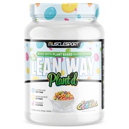 Musclesport Lean Way Taimeproteiin - hernevalk ja pruun riisvalk segu, millele on lisatud CLA, MCT ja L-karnitiin - 20 Servings (Fruity Cereal)