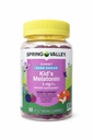 Spring Valley taimetoitlased melatoniini kummid lastele, unetoetus, 60 Ct + teie vitamiini juhend