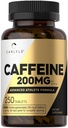 Carlyle kofeiin Pills 200mg | 250 Tablett | Advanced sportlane valem | Taimetoitlane, mitte-GMO ja gluteeni tasuta täiendada
