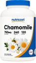 Nutricost Chamomile 750mg, 240 taimetoitlase kapslit, 120 serveerimist - mitte-GMO, gluteenivaba