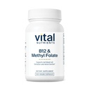 Vitamiin B12 ja metüülfolaat | Vegan Metüülitud Folaat & B12 täiendus | 5-MTHF Plus B12 toetab närvisüsteemi ja ainevahetust * | Gluteen, piimatooted, sojavaba | 100 kapslit