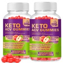 Keto ACV Gummies Gluten & Sugar-Free Õunasiider Äädikas Gummies Advanced Kaalulangus - Kiire rasvapõletaja Dieet täiendus Naistele Mehed - 60 Gummies (1000MG) (2-Pack)