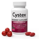 Cystex Cranberry kuseteede tervise täiendus - 3-in-1 UTI kaitse probiootikumide, prebiootikumide ja C-vitamiiniga - toetab vaginaalset pH-d, pärmi tasakaalu ja kuseteede tervist - kiiret toimet - suhkruvaba - 75-Count