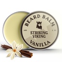 Striking Viking Beard Balm meestele - Leave in Beard Conditioner - Styling Balm valmistatud looduslikult saadud habemevõi, Argan & Jojoba Oils (2 Ounce (Pack of 1), Vanilla)