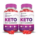 Põhjendatud Laboratories (2 Pack Ripped Tulemused Keto ACV Gummies Advanced Formula 1000MG Ripped Tulemused formuleeritud granaatõunapeedi mahlaga Pulber B12 Vegan Non GMO 120 Gummys