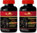 Vananemisvastased kapslid näole - HÜALUROONhappe tabletid 100 mg - hüaluroonhappe lisandid silmadele - 2 pudelit 120 kapslit
