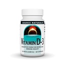 Allikas Naturals Vitamiin D-3 Bioaktiivne vorm luude ja immuunsüsteemi tervisele * 5000 iu - 60 kapslit
