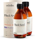 adalin Black Seed Oil Vedelik 16, 8 fl oz | Nigella Sativa Seed Oil | Kõrge tümokinoon | Külmpressitud | Klaaspudel | Mustseeme | Vegan | Gluteenivaba