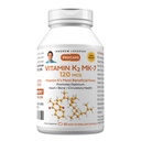 ANDREW LESSMAN vitamiin K2 MK7 120 mcg 60 Softgels - oluline tervisliku kaltsiumi kasutamine, soodustab optimaalse skeleti, südame ja arterite tervist. Ei mingeid lisaaineid. Väikesed kergesti neelatavad pehmed sohvad