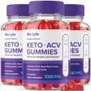 Biolyfe Keto + Gummies, BiolyfeKeto ACV Keto Supplement Gummies - Maksimaalne tugevus, Keto + ACV Gummys, Kõik Natural Support Formula Keto + ACV Täiustatud valem, Biolyfe Keto Gummy ülevaated (3 Pack)