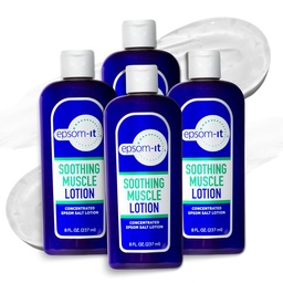 Epsom-It rahustav lihased Lotion - Epsom Sool Magneesium Sulfate Cream Arnica lihaste jäikus, Topical Magnesium Lotion, pakkudes mugavust jalad, põlved ja jalad, 8,0 oz., 4-Pack