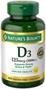 Nature's Bounty Immune Health Vitamiin D3 5000 iu, Rapid Release 400 Softgels