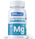 Neljakordne magneesiumilisand, 400mg kelaatmagneesiumglütsinaati, L-treonaati, tsitraati ja malaati | Max Absorptsioonikompleks w / Vitamiin D3 & B6, unesüdame lihased Närvid, Non-GMO, 60 Vegan Caps