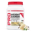 GNC Pro Performance Weight Gainer Valgupulber, 50 g valku, kõrge kalorsusega, 700 kalorit, toetab massi ja lihaste taastumist, MCT, BCAA, 3. osapoole testitud, Vanilla jäätis, 6 serveerimist, 2,5 naela