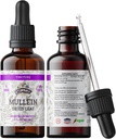 Mulleini tinktuuriekstrakt, orgaaniline mulleiin (Verbascum densiflorum) Kuivatatud lehtede taimsed lisandid külmpressitud köögiviljades glütseriin 670 mg