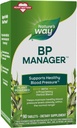 Nature's Way BP Manager, toetab tervislikku vererõhku (1) ja südame tervist *, Stevia, Hawthorni ja oliiviõli lehtede ekstraktid, 90 tabletti (pakendamine võib varieeruda)