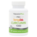 NaturesPlus PRO Longvida Curcumin 1000 mg - 30 tabletti - edendab tervislikku vaba radikaalide kaitset - mitte-GMO, vegan ja gluteenivaba - 30 serveerimist