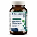 Metageenika PhytoMulti Multivitamiin - 20 + olulised vitamiinid ja mineraalid fütotoitainetega - toetab tervislikku vananemist, rakkude tervist, energiat ja immuunsusfunktsiooni - mitte-GMO ja gluteenivaba - 60 kapslit