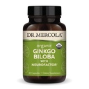 Dr Mercola Organic Ginkgo Biloba koos neurofaktoriga - toetab aju tervist - standardiseeritud Ginkgo Leaf Extract - Polyphenol-Rich Coffee Fruit - 30 kapslit