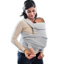 Boppy ComfyGrow Baby Carrier, 7-35lbs, Dove Gray, vastsündinud väikelapsele 3 kandepositsiooniga, 3-astmeline reguleeritav iste ja pea tugi, puuvillane kangas