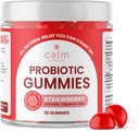 Rahulik Wellness Probiootilised Gummies, maasikamaitselised, looduslikud vegan probiootikumid täiskasvanutele, 10 miljardit CFU-d, probiootikumid seedetrakti korrapärasuse, immuunsuse, naha tervise ja soolestiku tervise jaoks