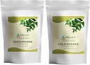 HERBAL HILLS Neem Leaf Pulber Värsked lehed Puhas Neem Täiendus Pakend 2 Combo