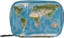 Pill Box 7 Day 3D World Map Pill Case Bag Travel Pill Korraldaja kott Zipper Portable Weekly Case Compact Suurus Vitamiini täienduse hoidja