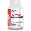 Organixx Enzyme 17 Essential Digestive Enzymes for Women & Men, for Gut Health & Optimal Digestive Health, Support for Bloating, Gas, Toitainete imendumine & Immunity, Vegan, Non GMO, 80 Veggie kapslid