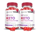 (2 Pack) Premier Keto ACV Gummies Premier Keto Gummies Advanced 1000MG Õunasiider Äädikas Formuleeritud Granaatõunapeedi Mahl Pulber B12 Vegan Non GMO 120 Gummys