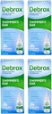 Debrox Swimmer's Ear Drying Drops täiskasvanutele ja lastele 1 Fl oz. (Pack of 4)