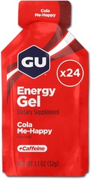 GU Energy Original Sports Nutrition Energy Gel, Vegan, Gluteenivaba, Kosher ja piimavaba on-the-Go energia iga treeningu jaoks, 24-Count, Cola Me-Happy
