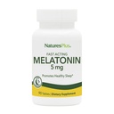Natures Plus melatoniin 5 mg - 90 kiiretoimelist tabletti - vegan, gluteenivaba - 90 serveerimist
