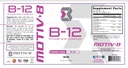 Motiv-8 Essentials Vitamiin B-12 tilgad, sublingvaalne, lihtne võtta vedelat toidulisandit, toetab silmade tervist, ajuenergiat, närvisüsteemi, tunnetust ja mälu (60 Servings, Vaarika)