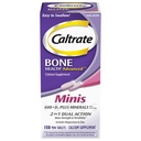 Caltrate Minis 600 Plus D3 Plus Mineraalid Kaltsium ja D-vitamiini lisatabletid, luu tervise ja mineraalainete täiendus täiskasvanutele - 150 loe