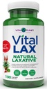 Vital Planet - Vital Lax Natural Laxative Cleanse Supplement aeg-ajalt kõhukinnisus, Magneesium hüdroksiidi, Slippery Elm, Aloe ja Triphala toetada soole korrapärasus 100 kapslit