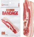BioSwiss Kids Bandages, Bacon Shaped Self Adhesive Bandage Set, Latex Free, Sterile Haavahooldus, 24 Count