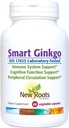 Uued juured HERBAL Smart Ginkgo täiendus, 60 köögiviljakapslit, immuunsüsteemi ja kognitiivset tuge