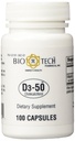 BioTech Pharmacal - D3-50 (50 000 RÜ) - 100 kapslit (FFP)